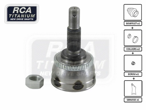Jeu de joints, arbre de transmission RCA FRANCE NI125
