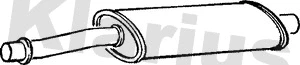 Silencieux central KLARIUS 220623