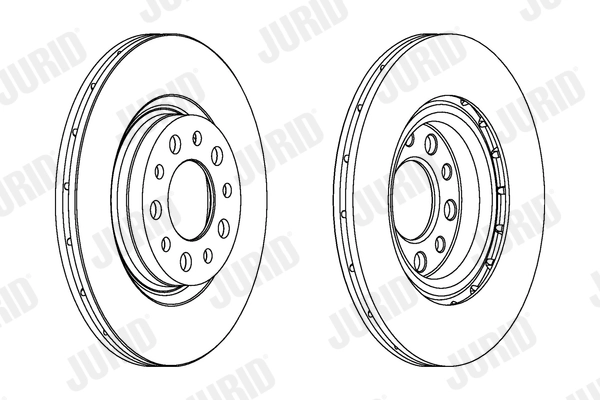 Disque de frein JURID 563085JC-1