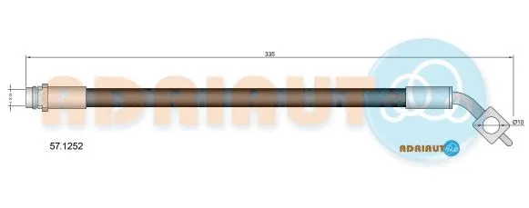 Flexible de frein ADRIAUTO 57.1252