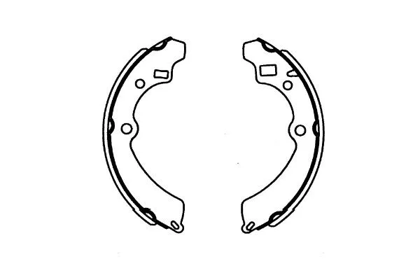 Jeu de mâchoires de frein KAVO PARTS KBS-8909