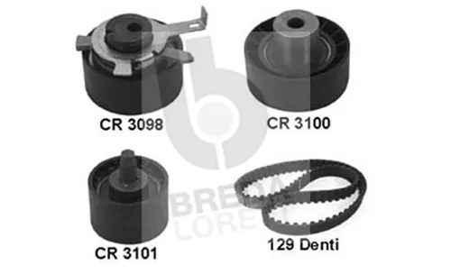 Kit de courroie crantée BREDA LORETT KCD0569