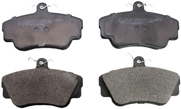 Kit de plaquettes de frein, frein à disque DENCKERMANN B110805