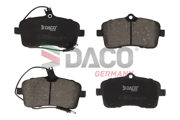 Kit de plaquettes de frein, frein à disque DACO Germany 322803