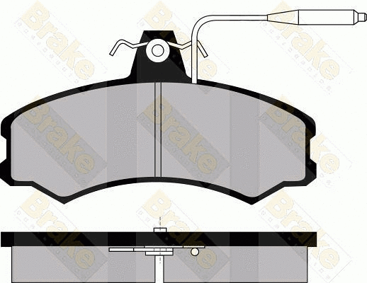 Kit de plaquettes de frein, frein à disque Brake ENGINEERING PA362