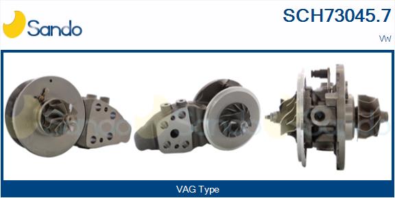 Groupe carter, turbocompresseur SANDO SCH73045.7