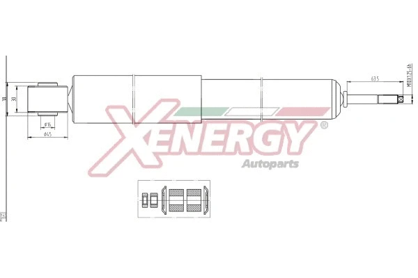 Amortisseur AP XENERGY X287344