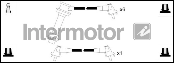 Kit de câbles d'allumage INTERMOTOR 73823