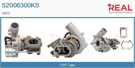 Turbocompresseur, suralimentation REAL 52006300KS