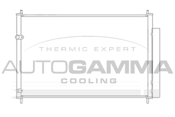Condenseur, climatisation AUTOGAMMA 105355