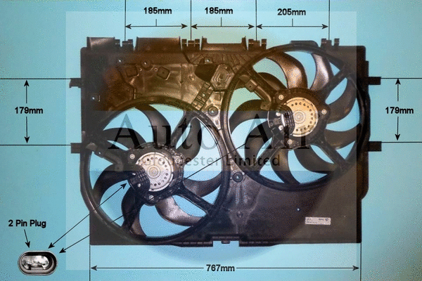 Moteur électrique, ventilateur pour radiateurs AUTO AIR GLOUCESTER 05-1359