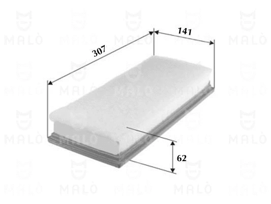 Filtre à air AKRON-MALÒ 1500269