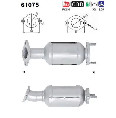 Catalyseur AS 61075