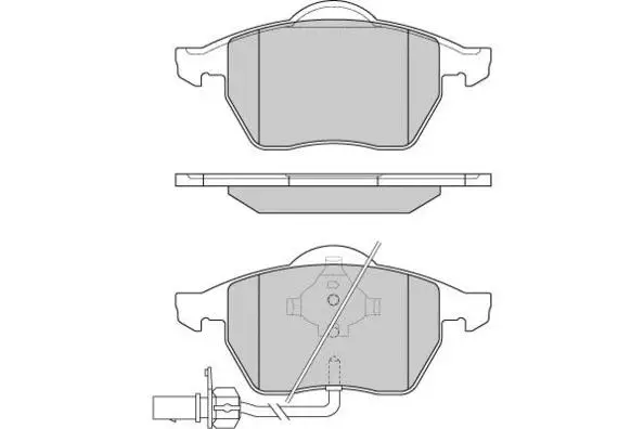 Kit de plaquettes de frein, frein à disque E.T.F. 12-0816