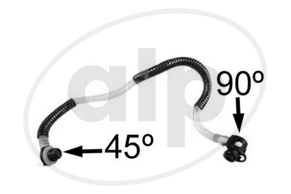 Tuyauterie de carburant alp ALP-007503