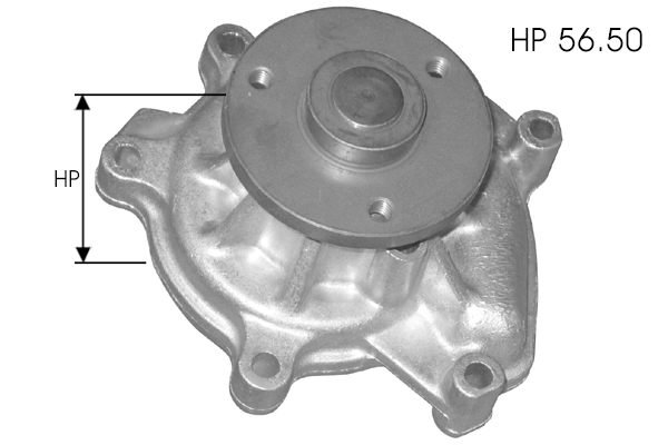 Pompe à eau, refroidissement du moteur TECDRIVE TPAE0247