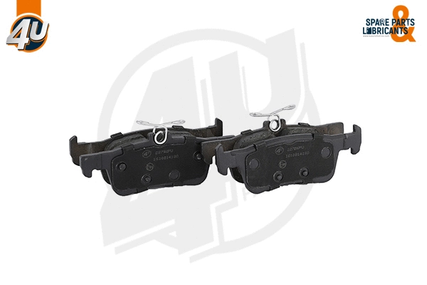 Kit de plaquettes de frein, frein à disque 4U Autoparts 22803PU