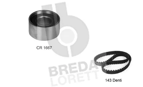 Kit de courroie crantée BREDA LORETT KCD0257