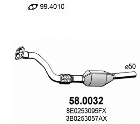 Catalyseur ASSO 58.0032