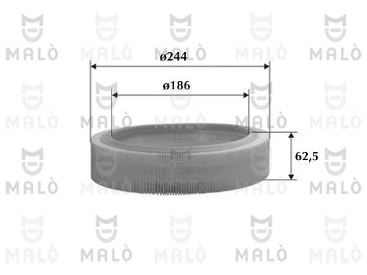 Filtre à air AKRON-MALÒ 1500345