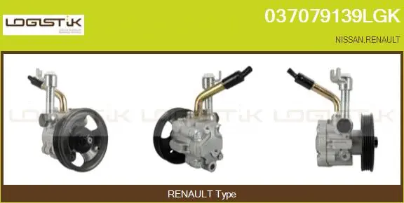 Pompe hydraulique, direction LGK 037079139LGK