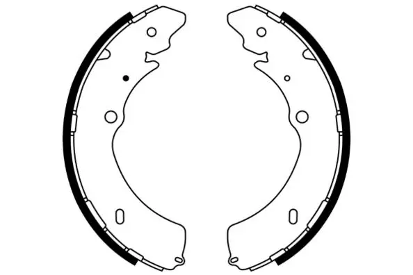 Jeu de mâchoires de frein E.T.F. 09-0664