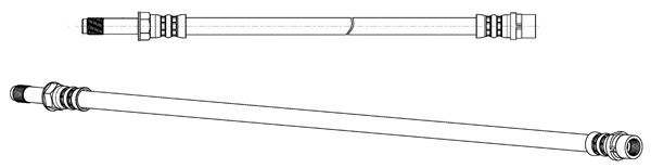 Flexible de frein CEF 512659