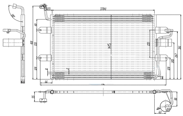 Condenseur, climatisation PowerMax 7110437