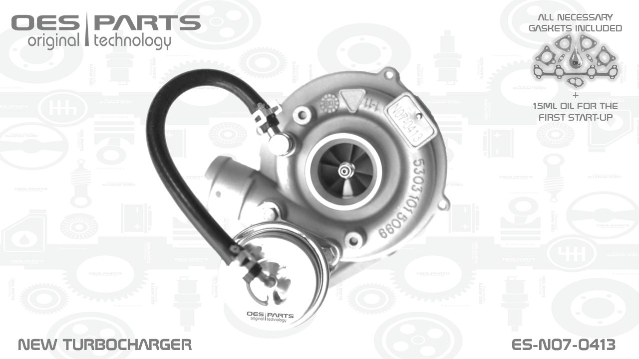 Turbocompresseur, suralimentation OES PARTS ES-N07-0413