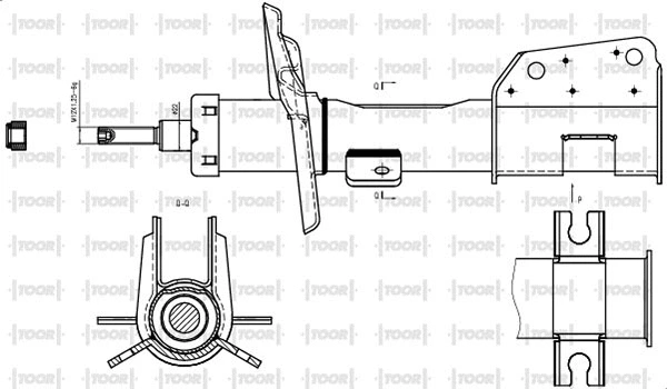 Amortisseur TOOR SG16010