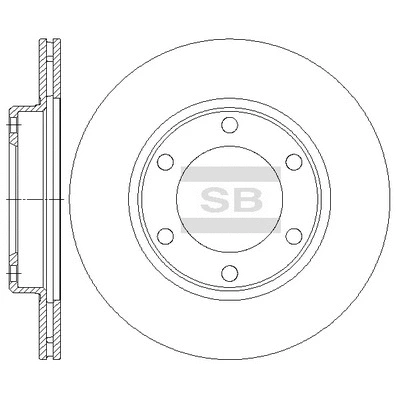 Disque de frein Hi-Q SD4043