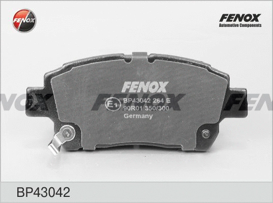 Kit de plaquettes de frein, frein à disque FENOX BP43042