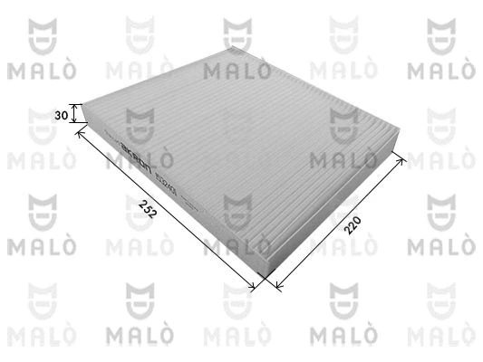 Filtre, air de l'habitacle AKRON-MALÒ 1532401