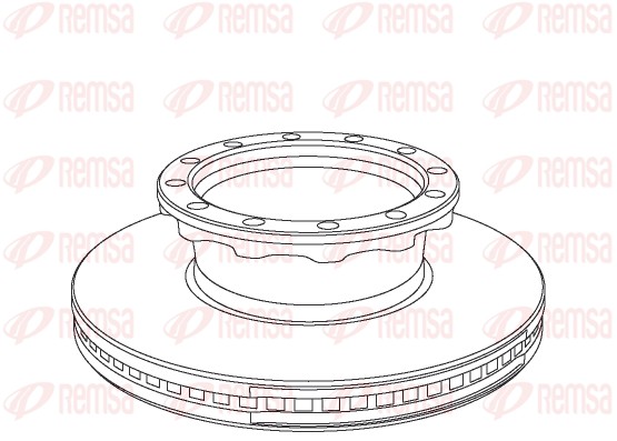 Disque de frein REMSA NCA1029.20