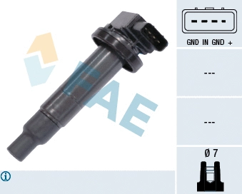 Bobine d'allumage FAE 80242