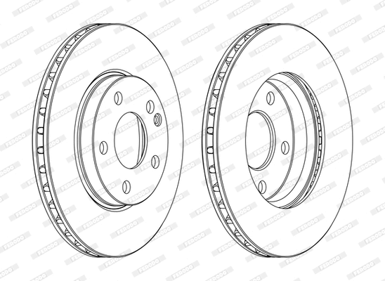 Disque de frein FERODO DDF1220C-1-D