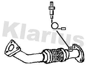 Tuyau d'échappement KLARIUS 302019