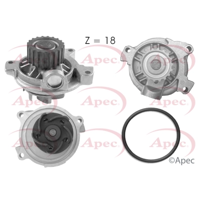 Pompe à eau, refroidissement du moteur APEC AWP1016