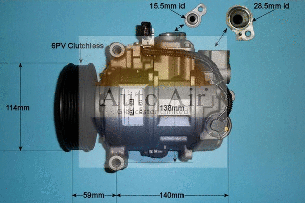 Compresseur, climatisation AUTO AIR GLOUCESTER 14-0085R