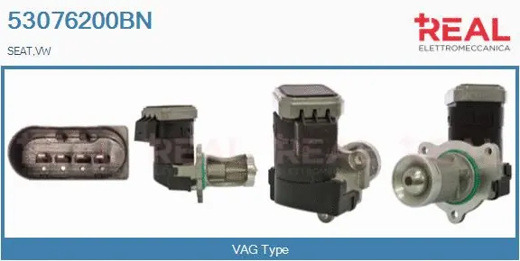 Vanne EGR REAL 53076200BN
