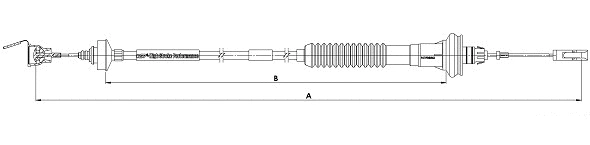 Tirette à câble, commande d'embrayage SONOVA CF00976