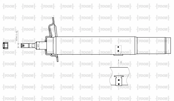 Amortisseur TOOR SG14320