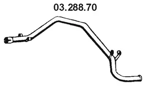 Tuyau d'échappement EBERSPÄCHER 03.288.70
