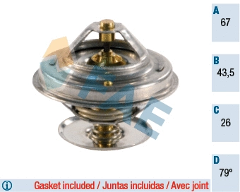 Thermostat, liquide de refroidissement FAE 5305479