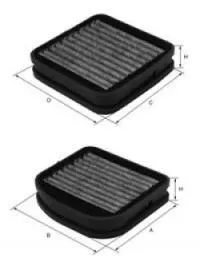 Filtre, air de l'habitacle UNIFLUX FILTERS XCK365