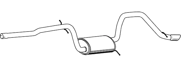 Silencieux arrière VEGAZ GmbH VS-550