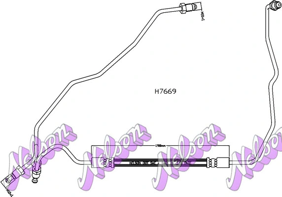 Flexible de frein KAWE H7669