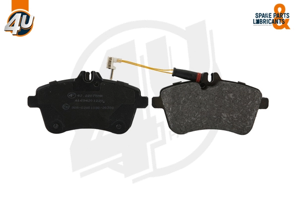 Kit de plaquettes de frein, frein à disque 4U Autoparts 22075MR