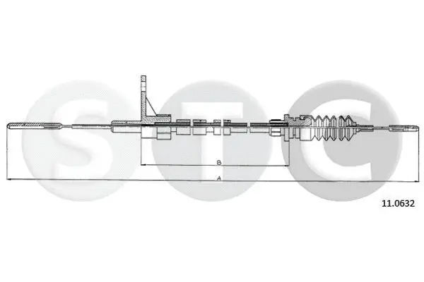 Câble d'accélération STC T483819