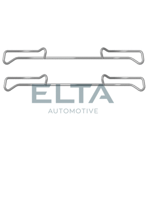 Kit d'accessoires, plaquette de frein à disque ELTA AUTOMOTIVE EA8509